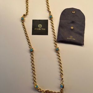 Julie Vos Aqua Chalcedony Necklace